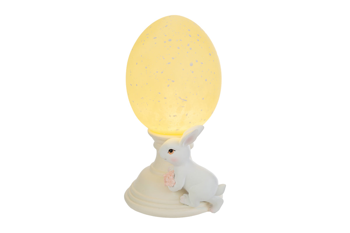 CONIGLIETTO CON UOVO CON LUCE LED - Le Stelle