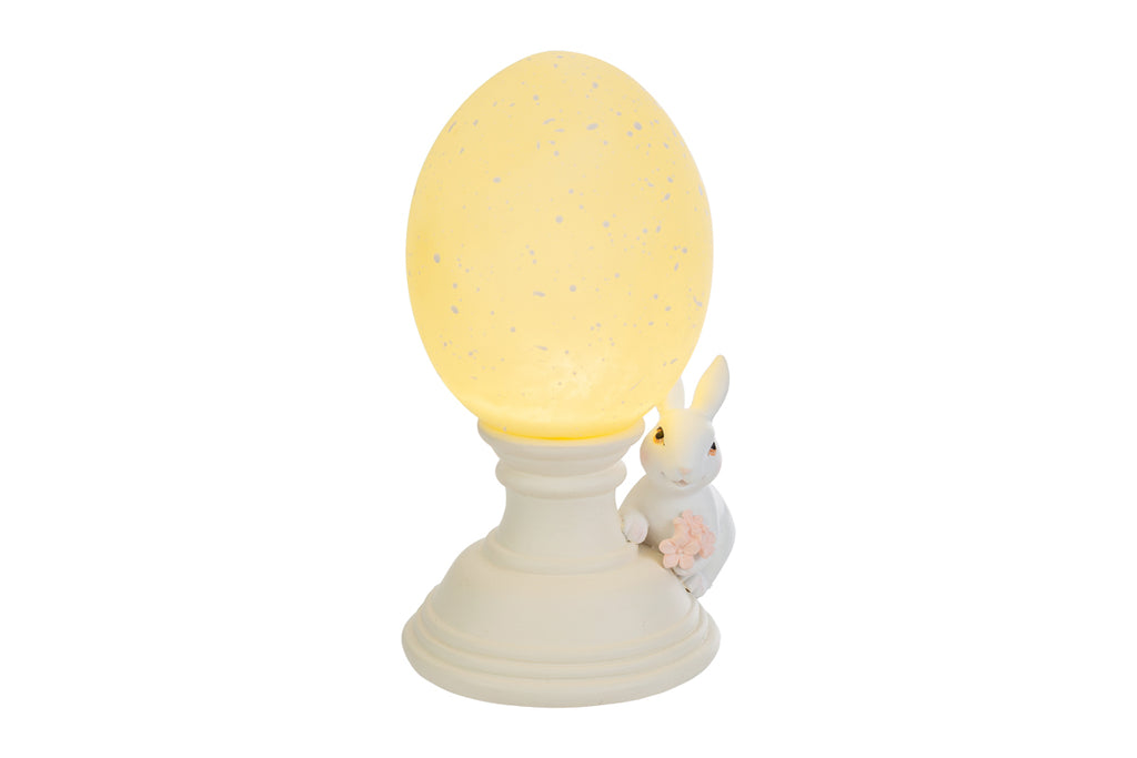 CONIGLIETTO CON UOVO CON LUCE LED - Le Stelle