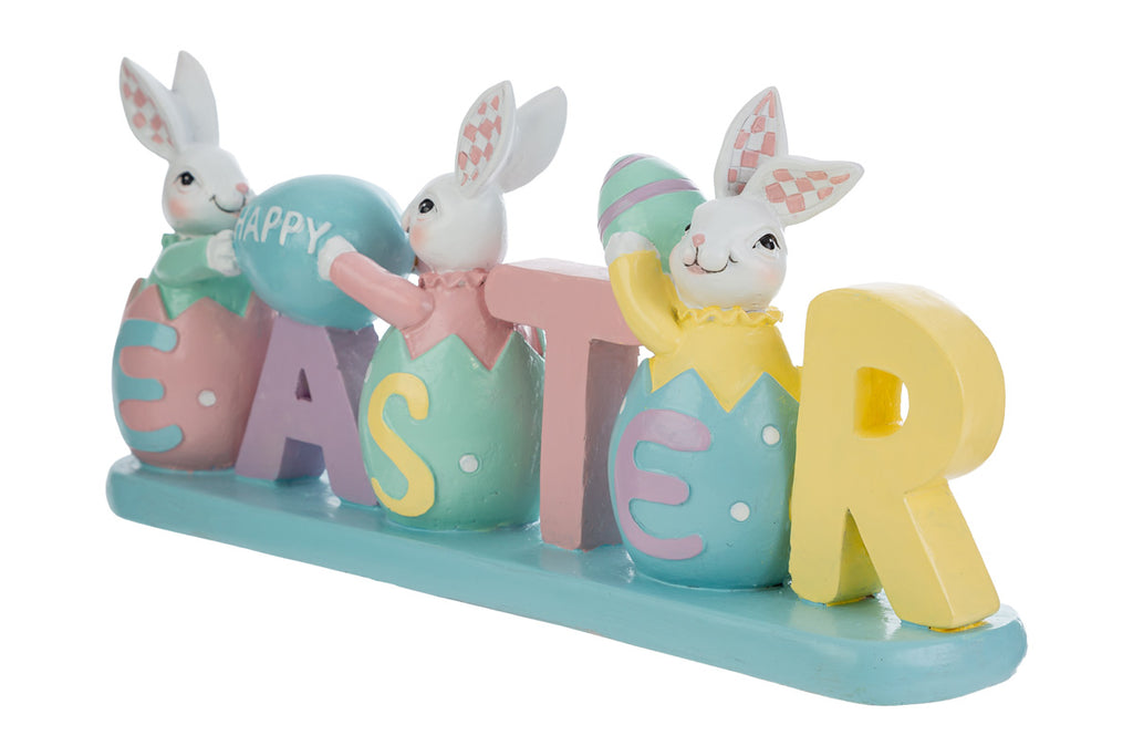 SCRITTA 'EASTER' CONIGLIETTI - Le Stelle