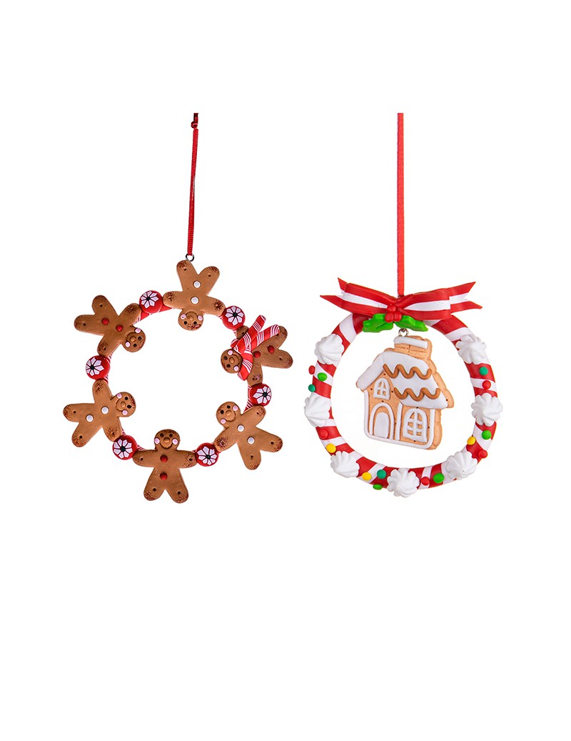 CORONCINA GINGERBREAD 2 PEZZI - Brandani