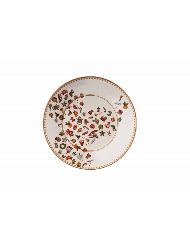 'CHICCHI E BALOCCHI' BIANCO SET PIATTI 18 PEZZI - PORCELLANA - Brandani