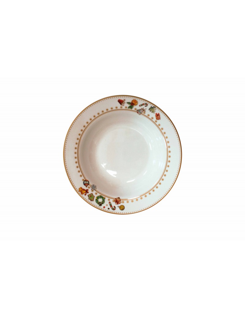 'CHICCHI E BALOCCHI' BIANCO SET PIATTI 18 PEZZI - PORCELLANA - Brandani