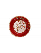 'CHICCHI E BALOCCHI' ROSSO SET PIATTI 18 PEZZI - PORCELLANA - Brandani