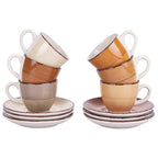 SET 6 TAZZINE 'BAITA CHOCOLATE' - Villa D'Este Home Tivoli