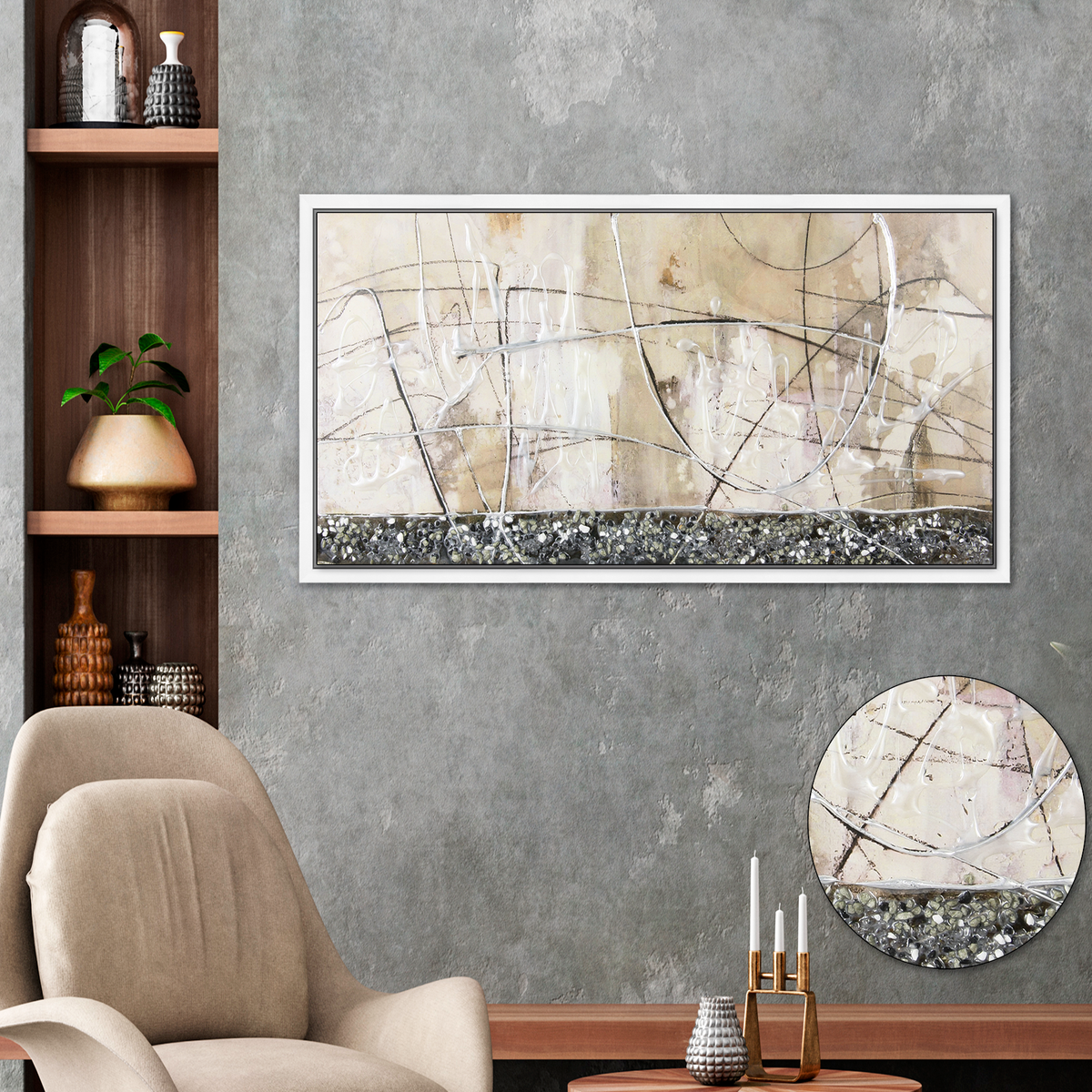 QUADRO ASTRATTO 'A089' - Artidea Home Decor