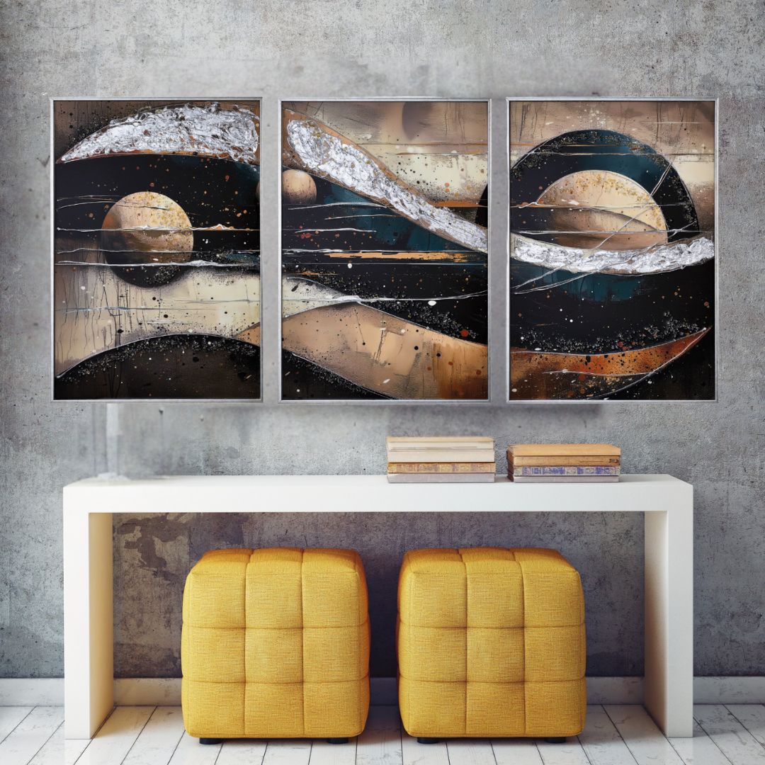 TRIS ASTRATTO 'RA/535' - Artidea Home Decor