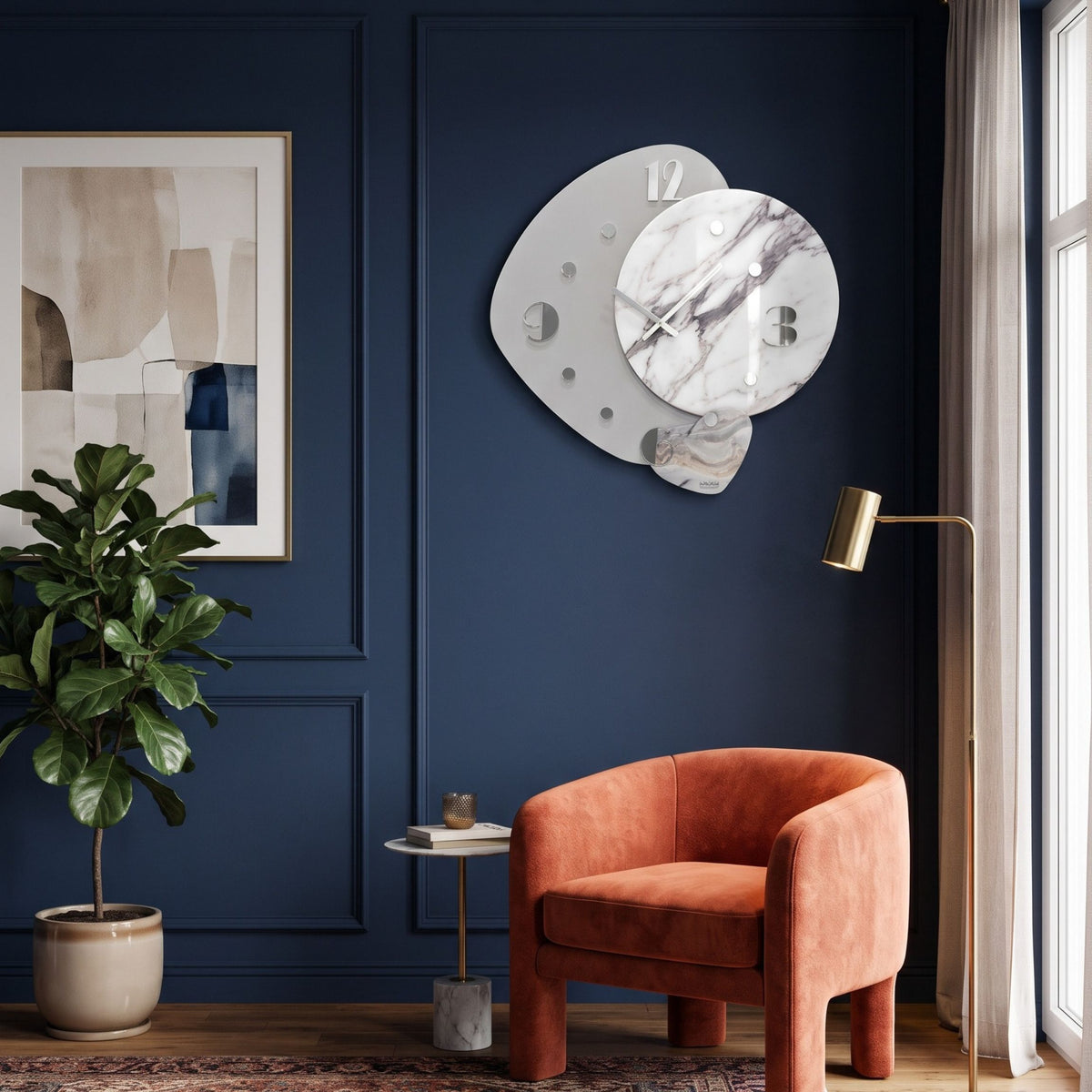 'ARES/1' OROLOGIO LACCATO CON RESINA - Artidea Home Decor