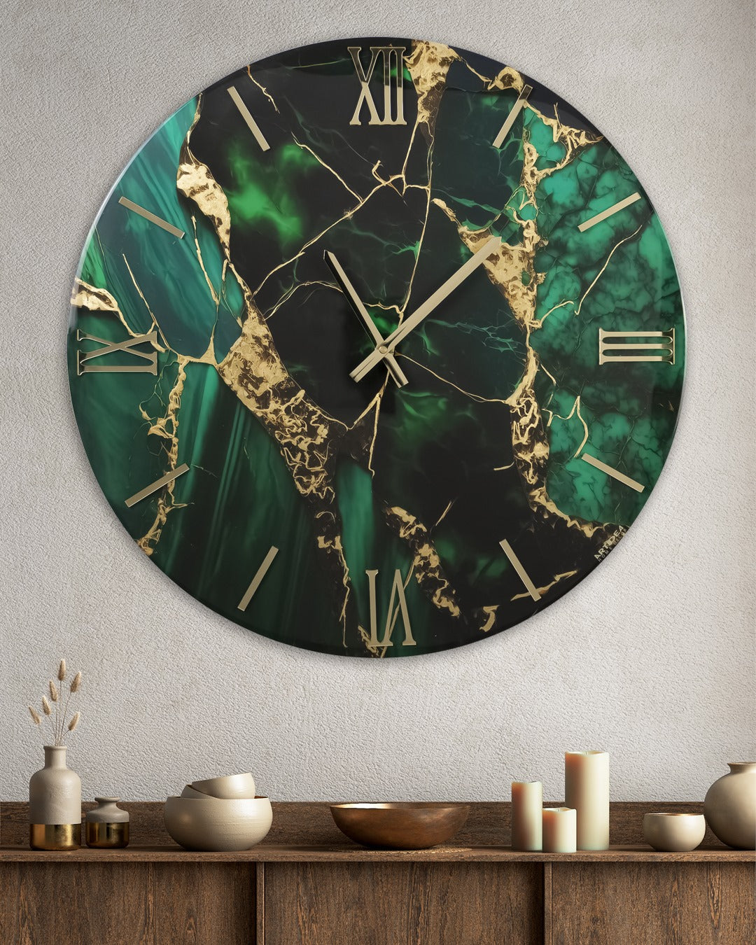 'BOREALIS' OROLOGIO RESINATO - Artidea Home Decor