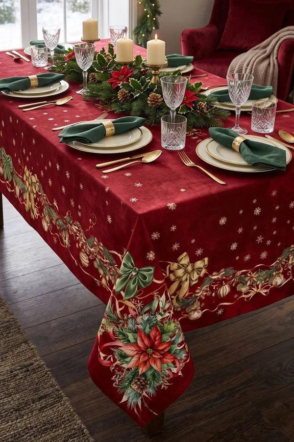 TOVAGLIA RED STAR VELLUTO ROSSO - Clodette