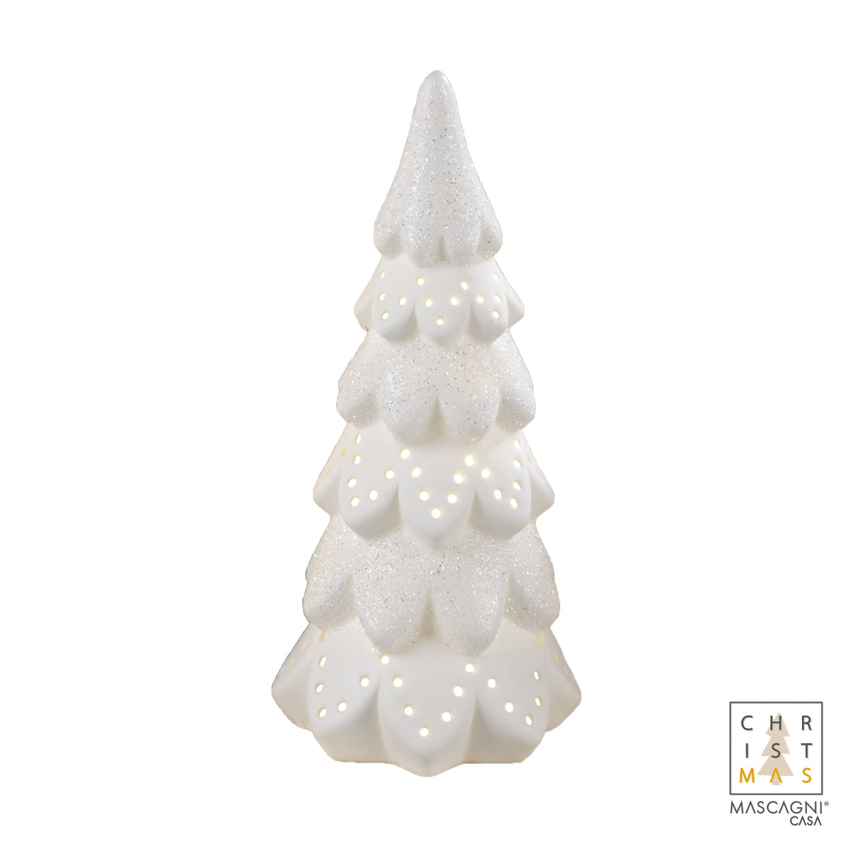 ALBERO BIANCO CON LED - Mascagni Casa