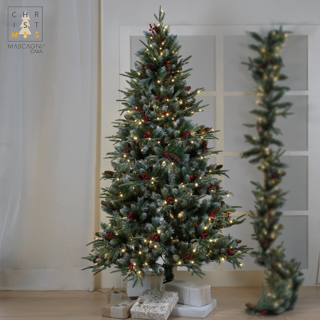 ABETE VERDE 210cm LED INTEGRATI - Mascagni