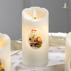 CANDELA LED BABBO NATALE CON CARILLON - Mascagni Casa