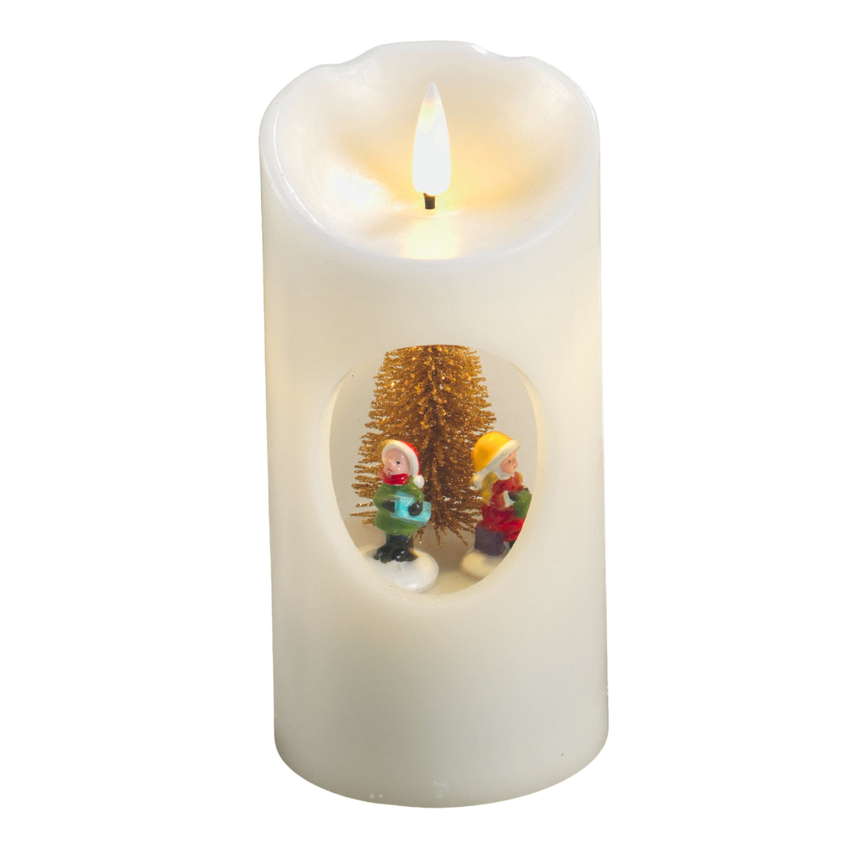 CANDELA LED BIMBI E REGALI CON CARILLON - Mascagni Casa