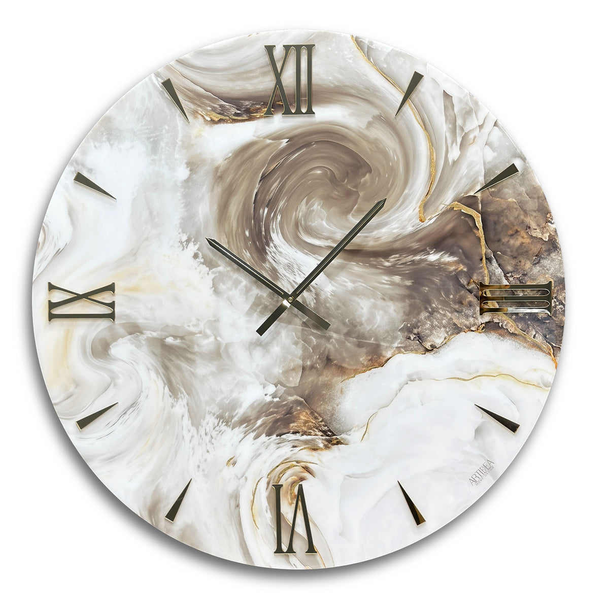 'CICLONE' OROLOGIO RESINATO - Artidea Home Decor