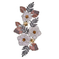 PANNELLO FLOREALE METALLO ROSA - Henriette