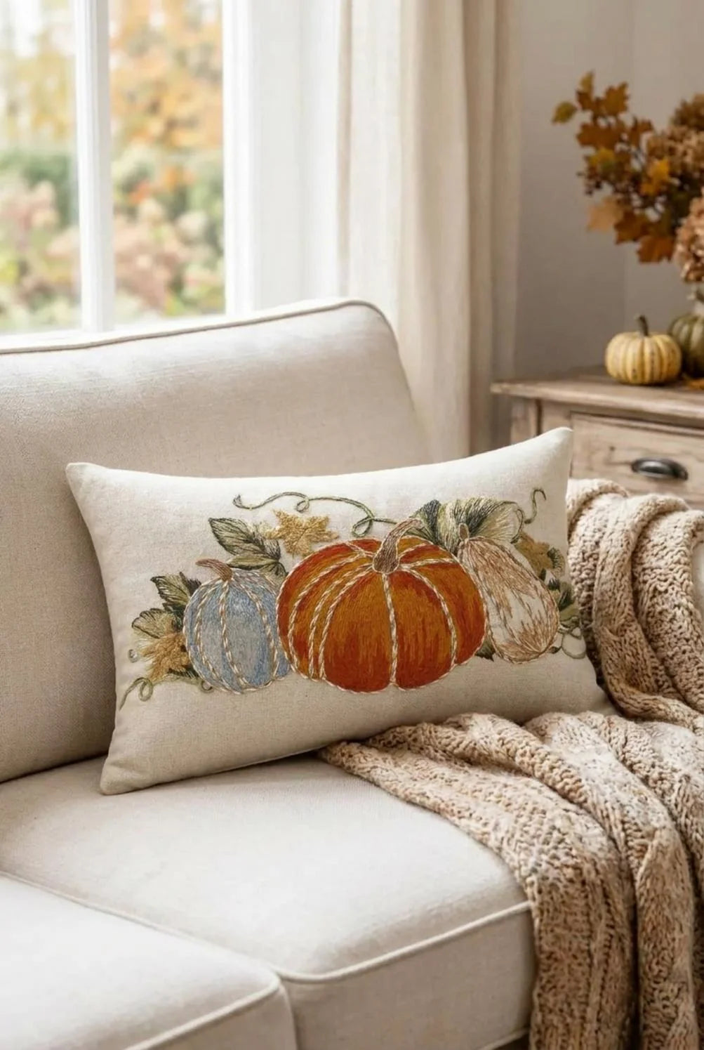 CUSCINO MARIGOLD ZUCCA 50x35cm - Clodette