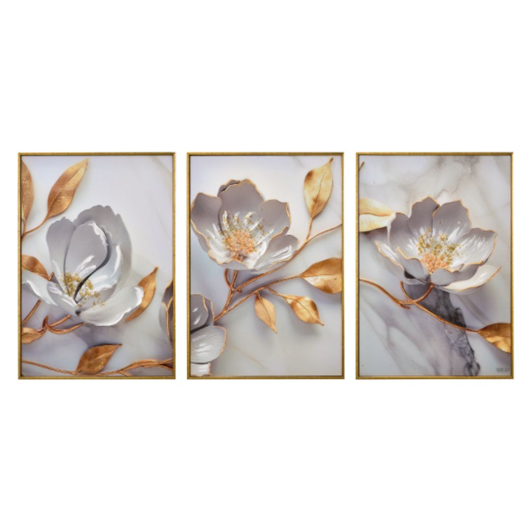 TRIS FLOREALE RF/1083T3 - Artidea Home Decor