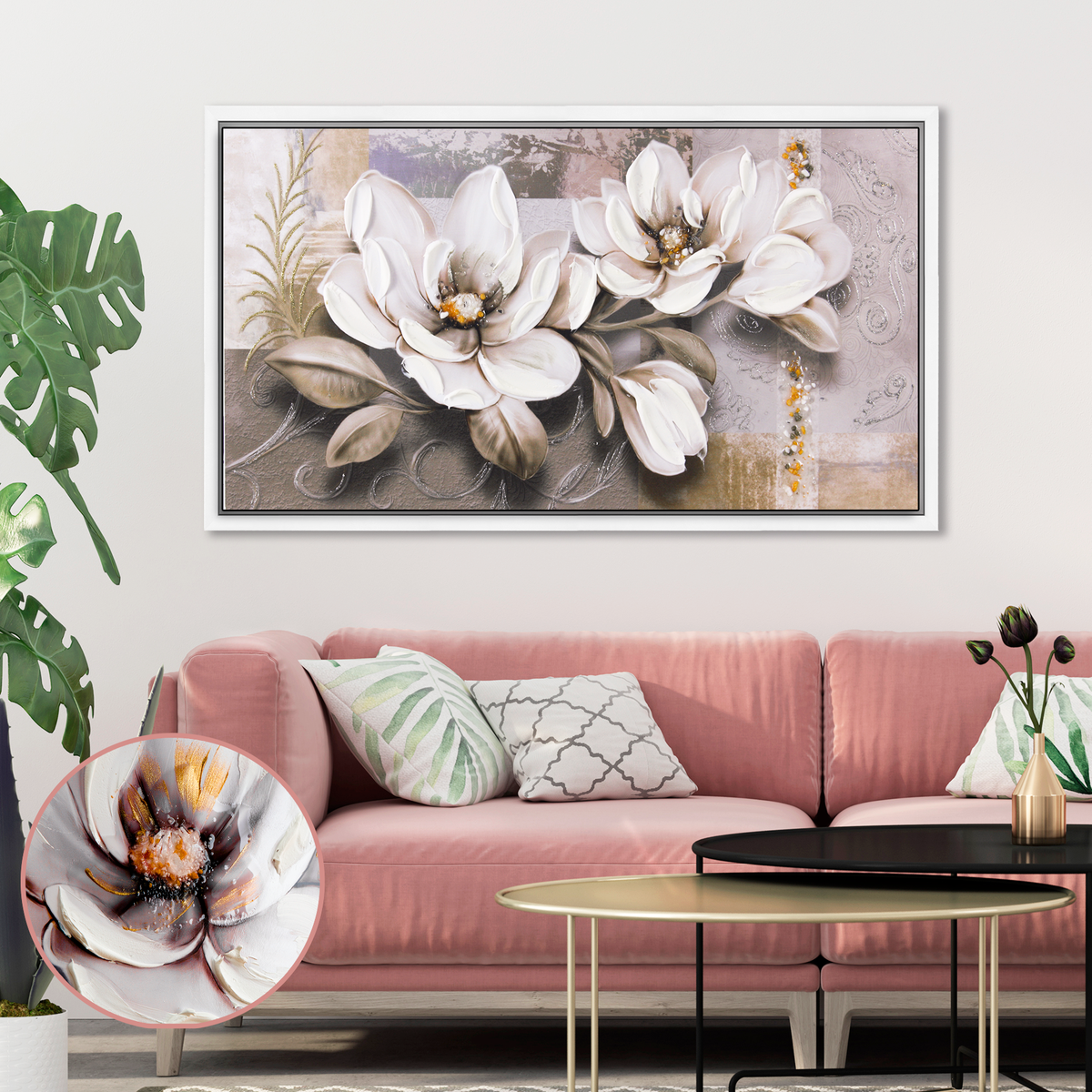 PANNELLO FLOREALE 'F158' - Artidea Home Decor