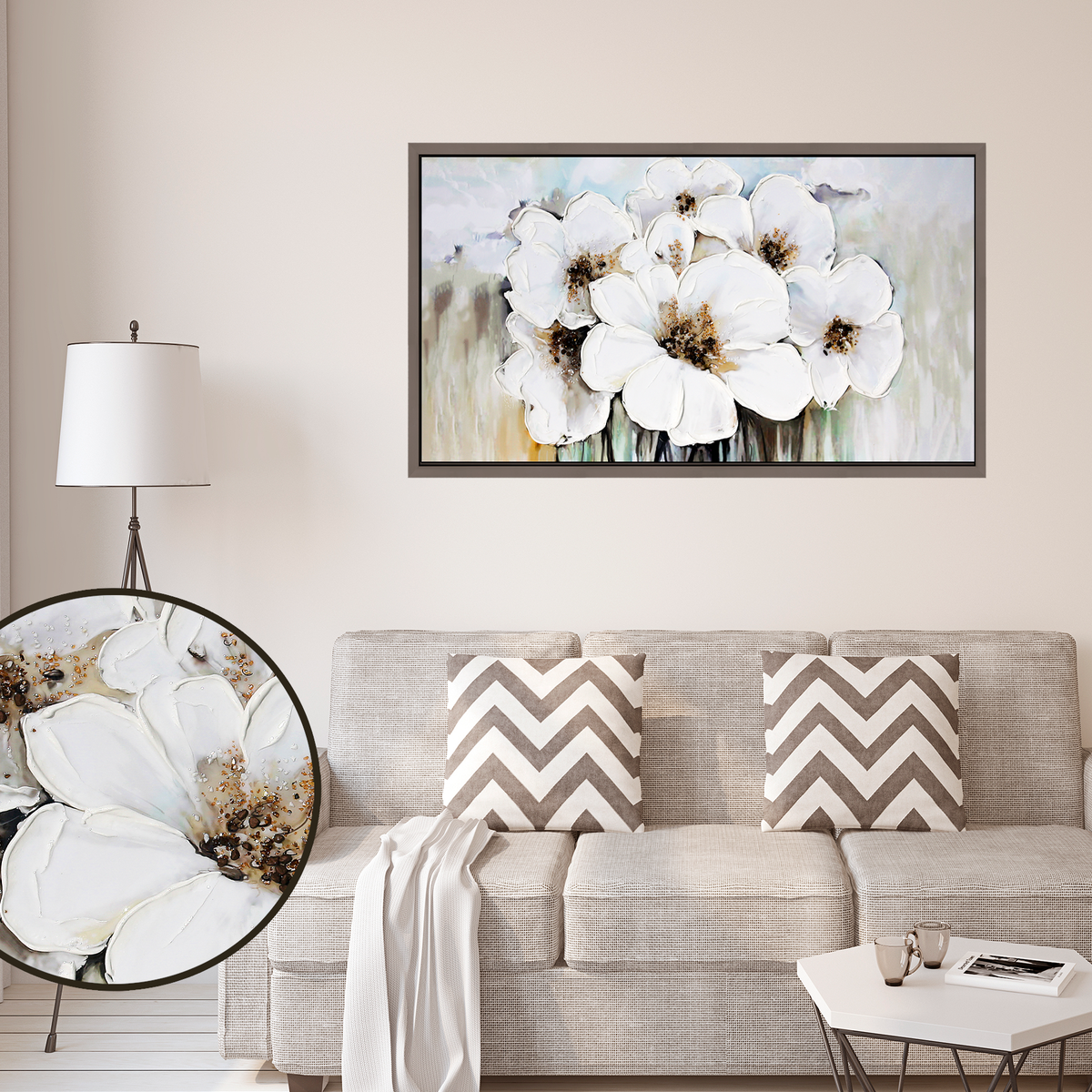 QUADRO FLOREALE 'PA-F301' - Artidea Home Decor