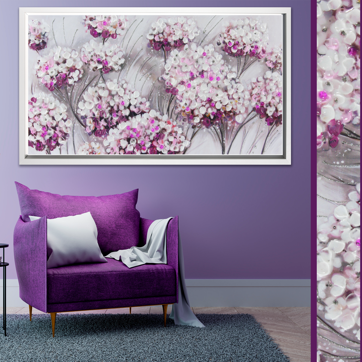 QUADRO FLOREALE 'F405' - Artidea Home Decor