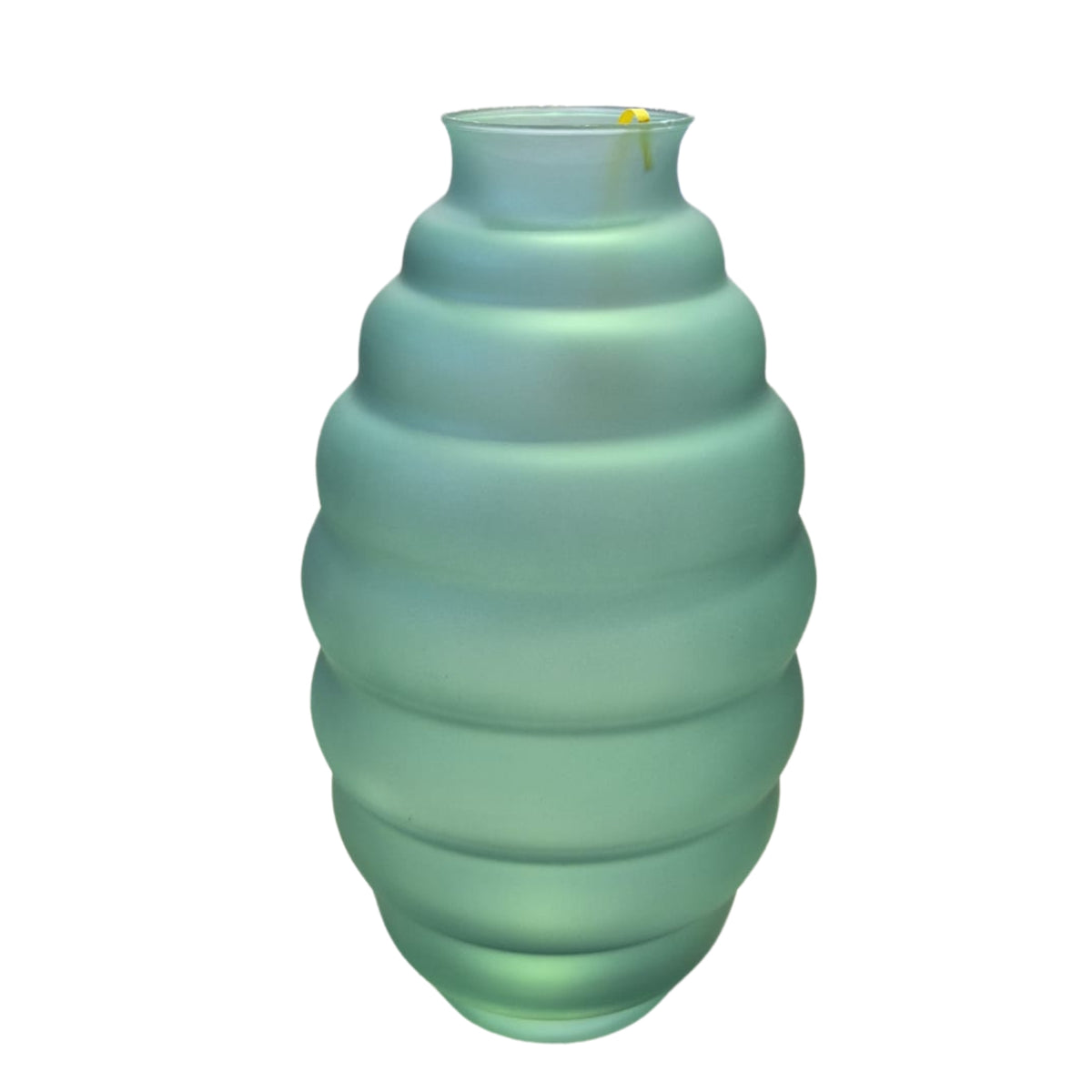 VASO 'NICOLE' 38CM TURCHESE SATINATO - Melaverde