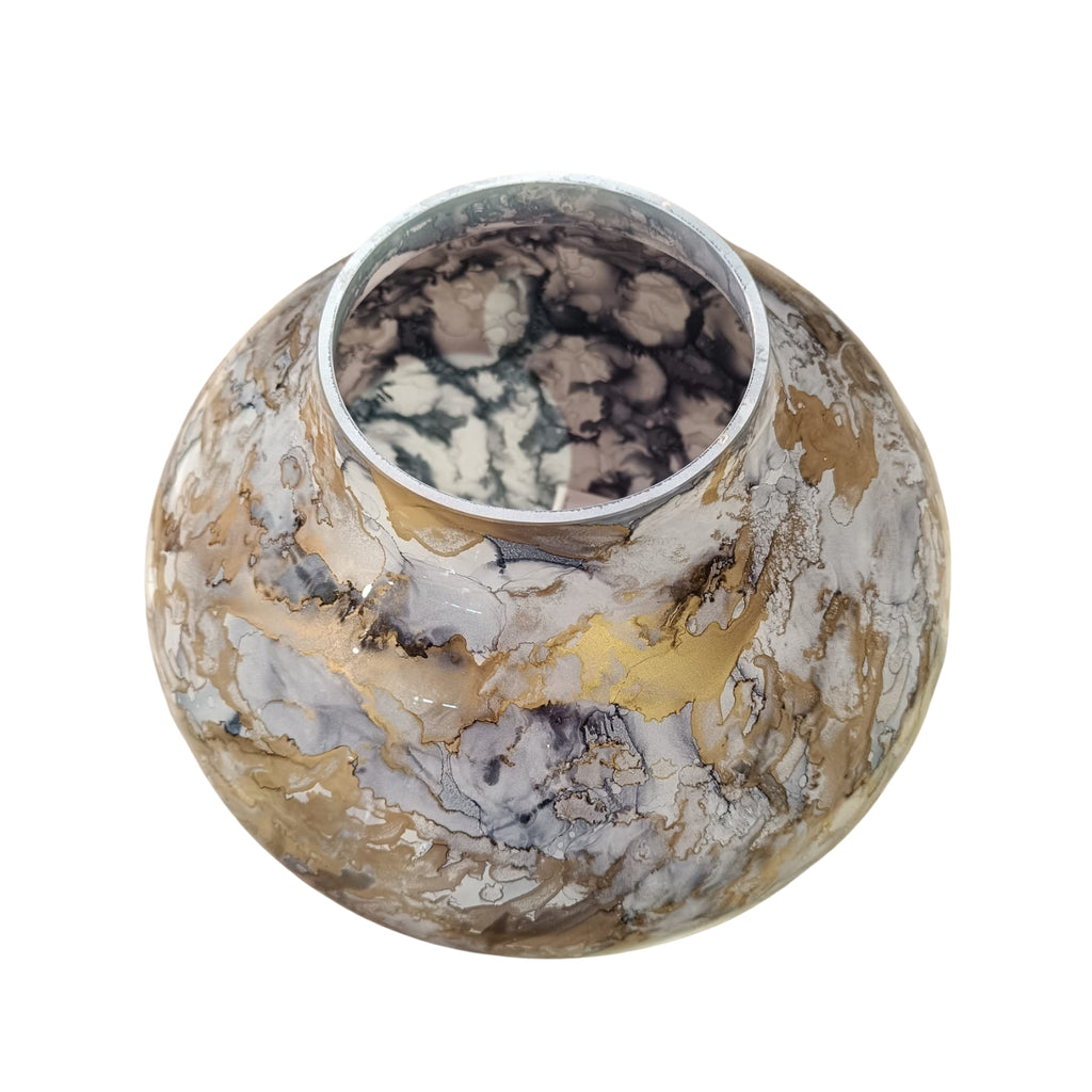 VASO DA BANCO 'MIRAGE' 30CM - GemiGlass