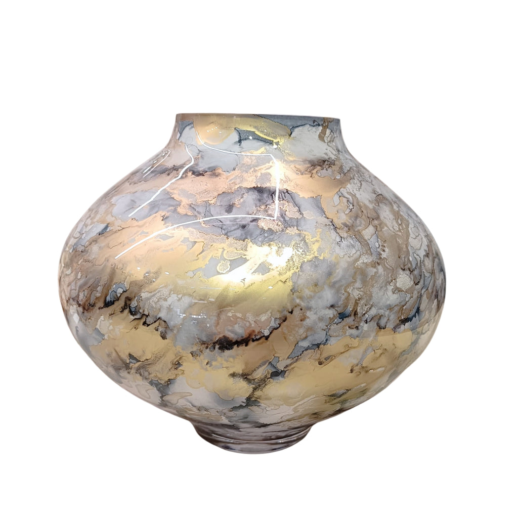 VASO DA BANCO 'MIRAGE' 30CM - GemiGlass