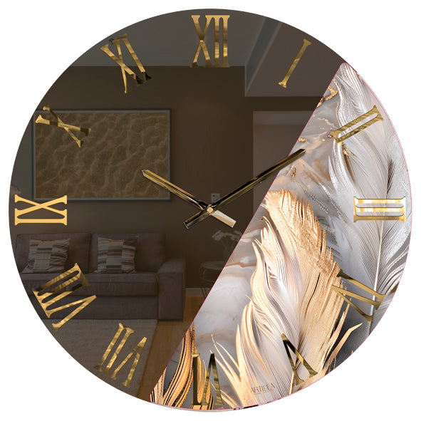 'GIADA PIUME' OROLOGIO SPECCHIO - Artidea Home Decor