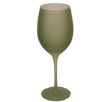 'HAPPY HOUR GREENERY' SET 6 CALICI - VETRO GHIACCIO COLORATO - Villa D'Este Home Tivoli