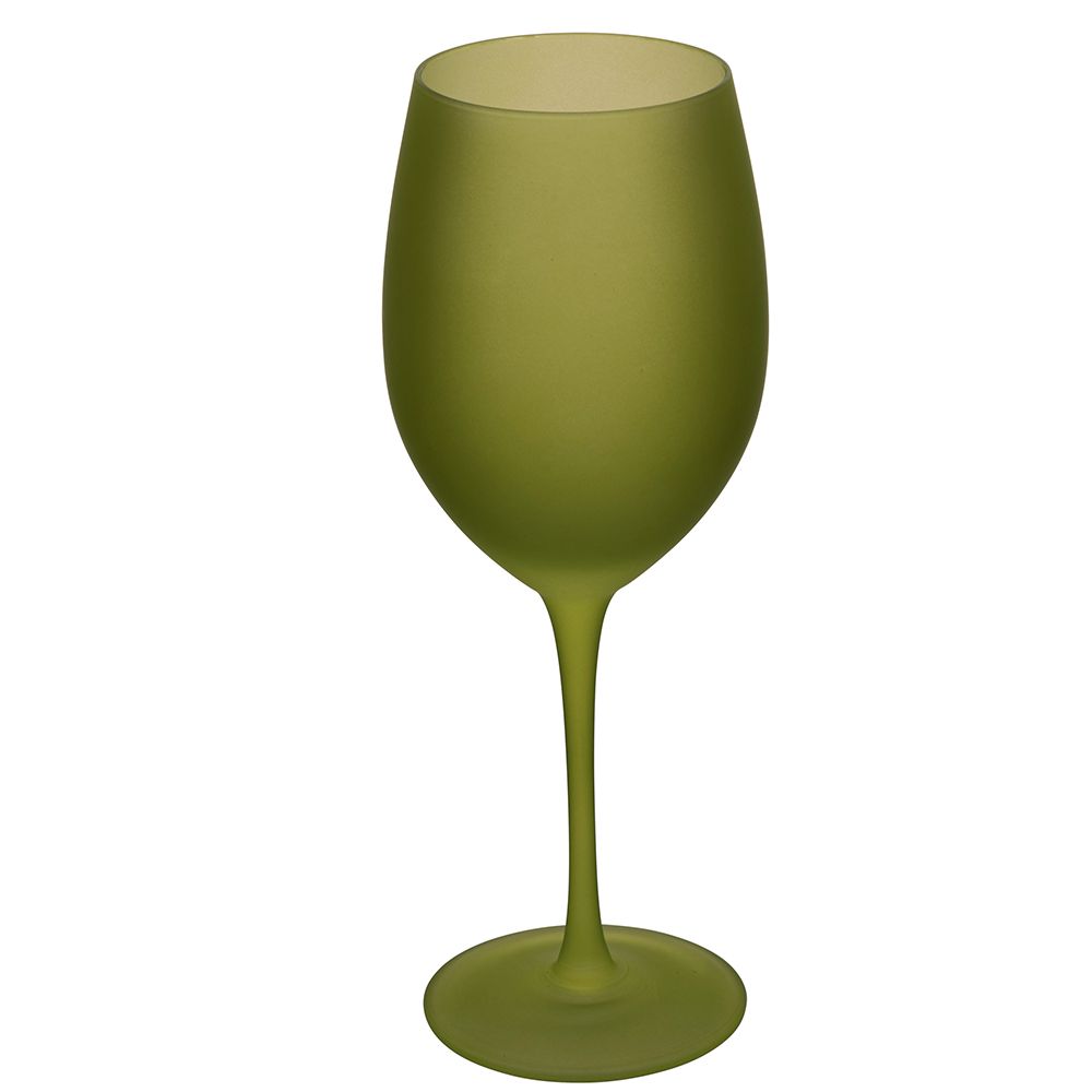 'HAPPY HOUR GREENERY' SET 6 CALICI - VETRO GHIACCIO COLORATO - Villa D'Este Home Tivoli