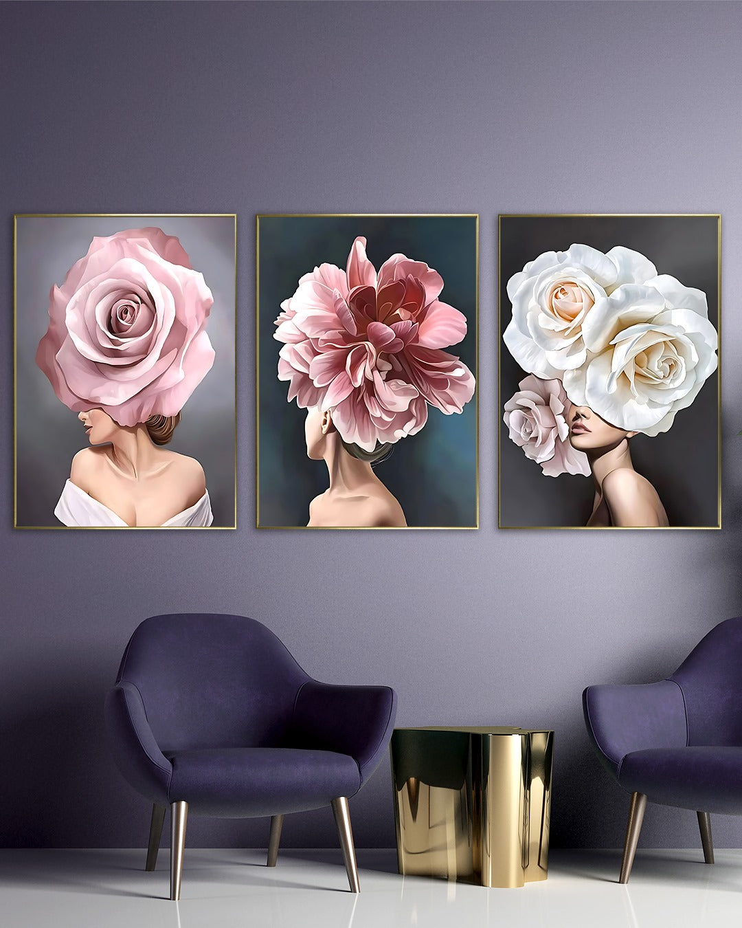 TRIS FIGURATIVO 'FG1016' - Artidea Home Decor