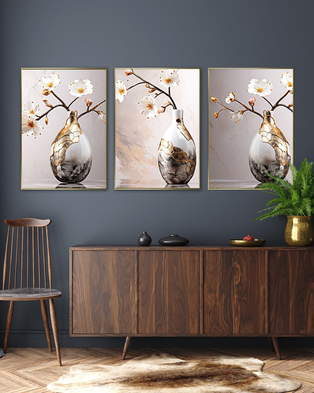 TRIS FLOREALE 'A1020' - Artidea Home Decor