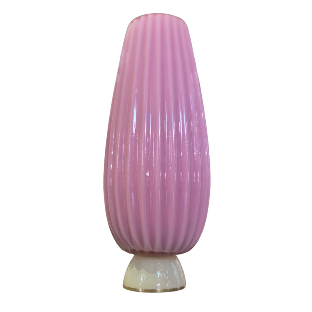 VASO STRIATO DA BANCO FRAGOLA E PANNA - GemiGlass