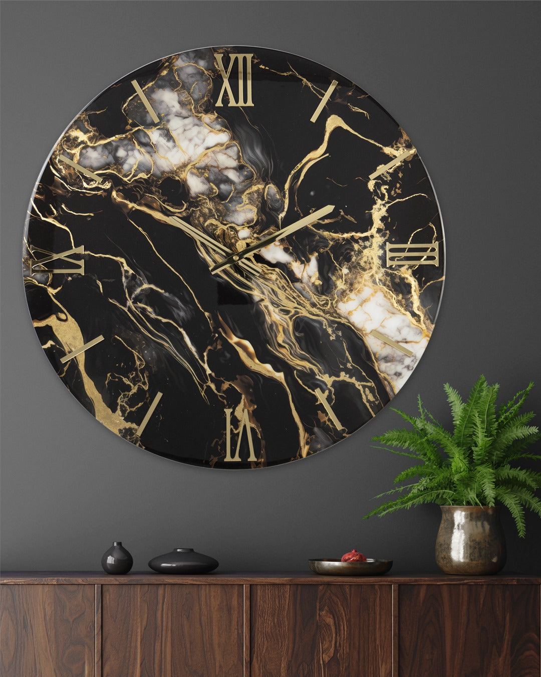 'FLUIDO' OROLOGIO RESINATO - Artidea Home Decor