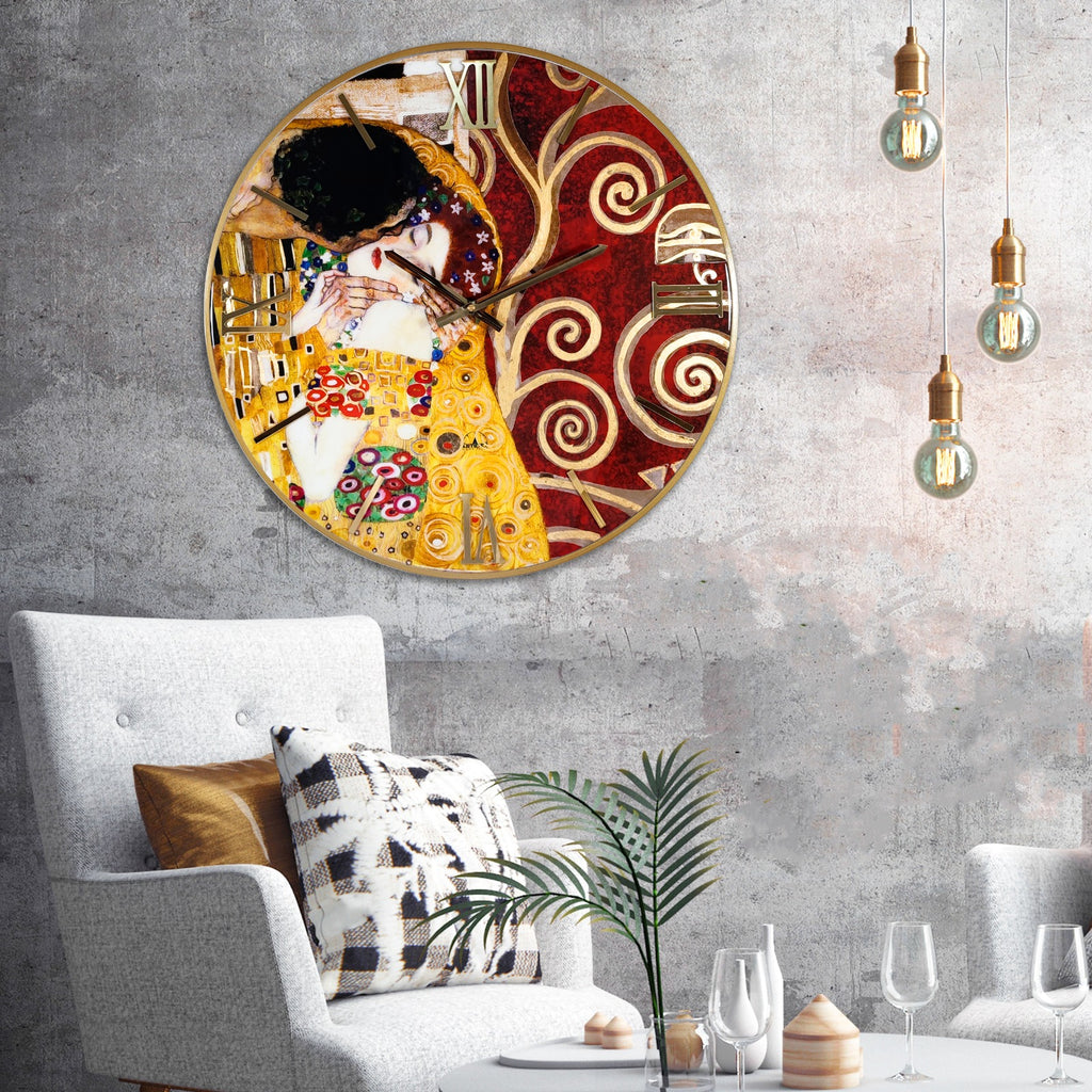 'IL BACIO' OROLOGIO RESINATO - Artidea Home Decor