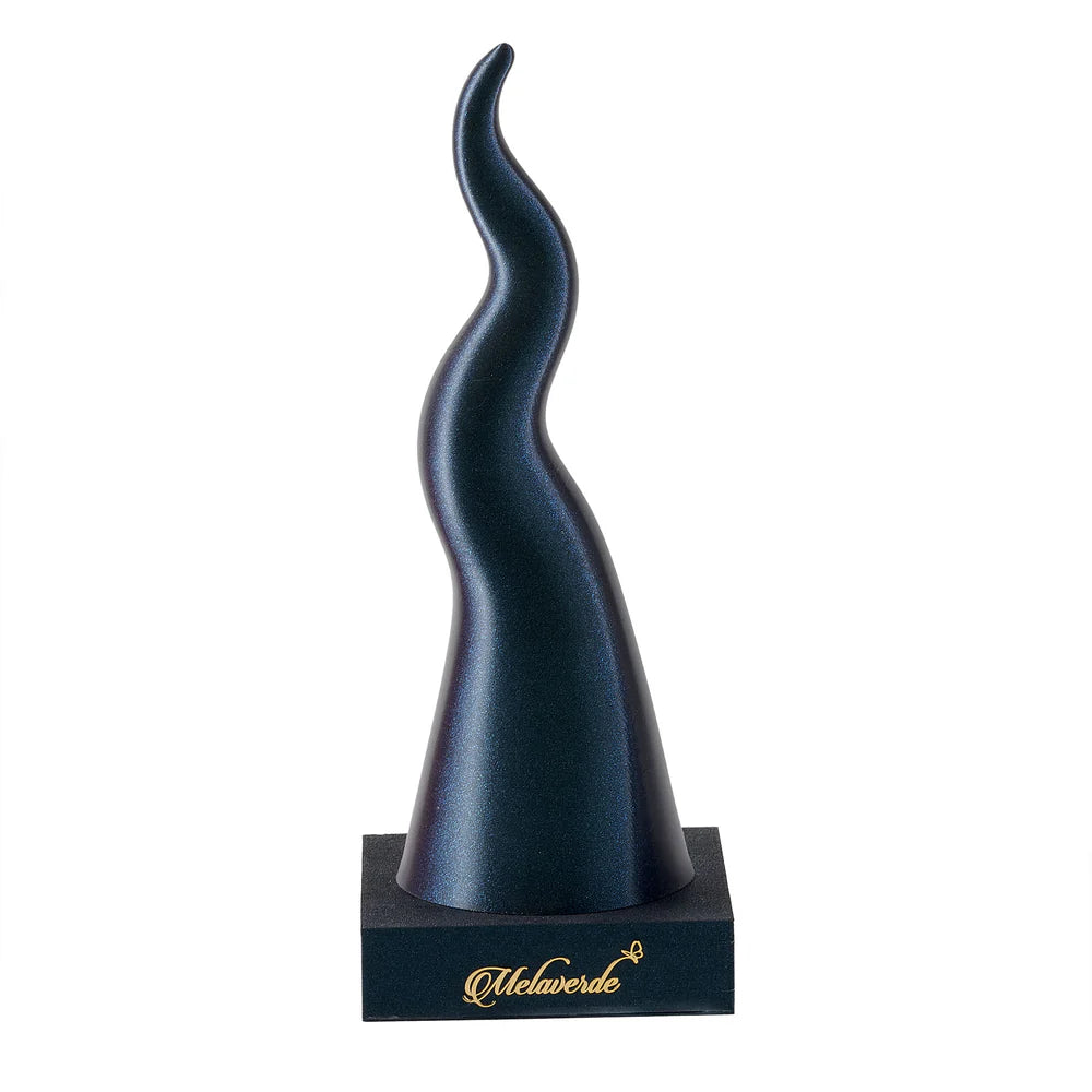 CORNO BLU GLITTER CON BASE - Melaverde