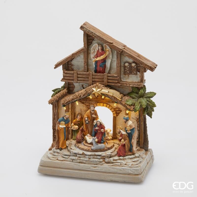 DIORAMA PRESEPE CAPANNA MUSICALE - EDG Enzo De Gasperi
