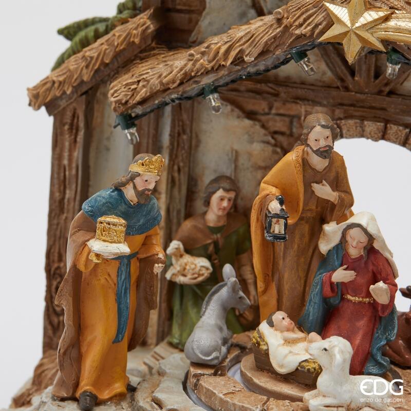 DIORAMA PRESEPE CAPANNA MUSICALE - EDG Enzo De Gasperi