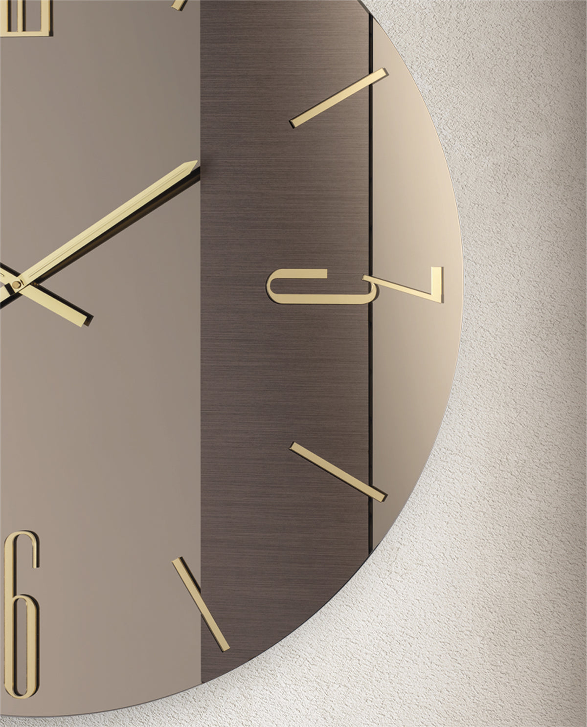 'LINE BRONZO' OROLOGIO SPECCHIO - Artidea Home Decor