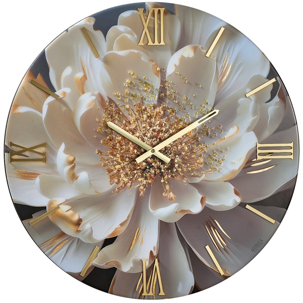 'PEONIA' OROLOGIO RESINATO - Artidea Home Decor