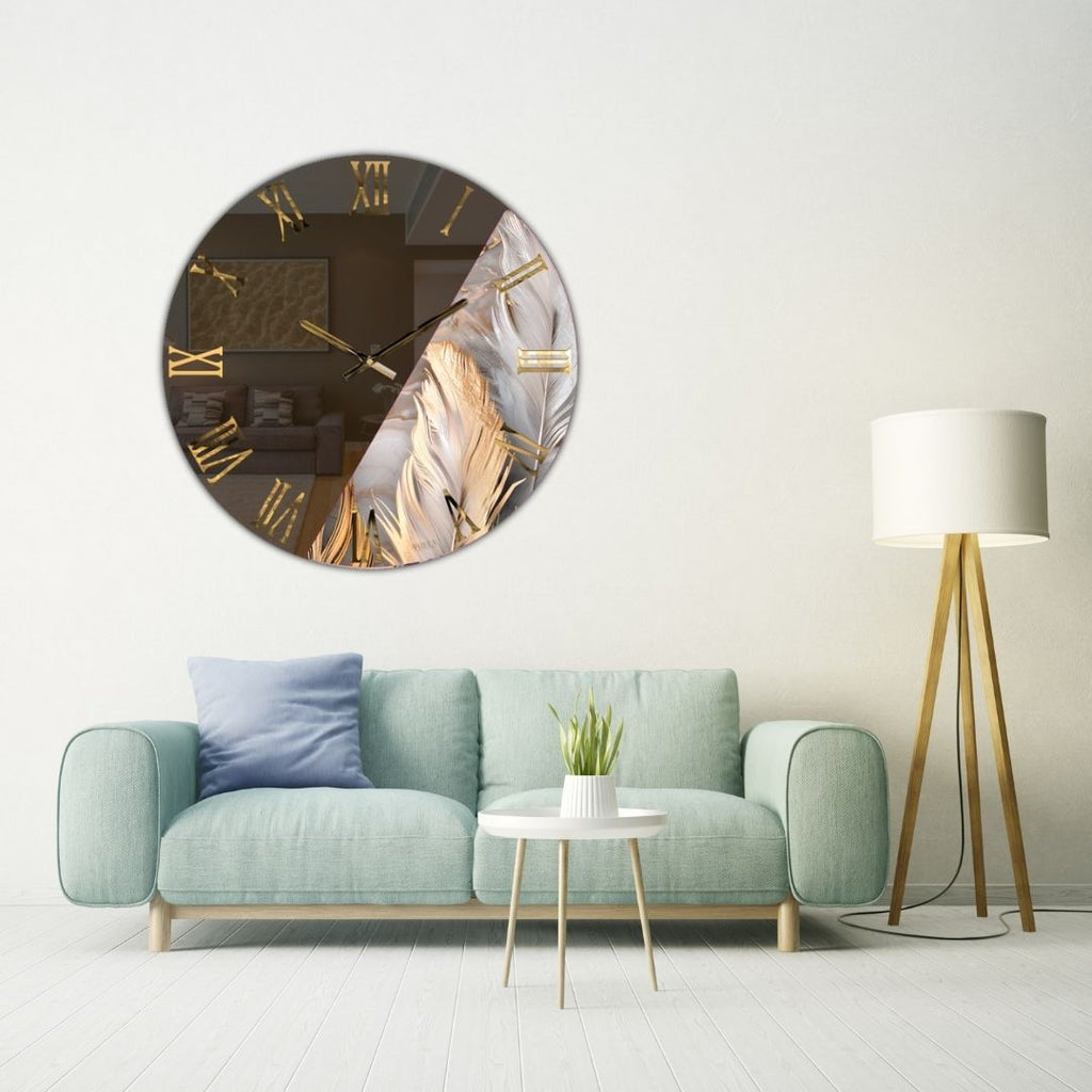 'GIADA PIUME' OROLOGIO SPECCHIO - Artidea Home Decor
