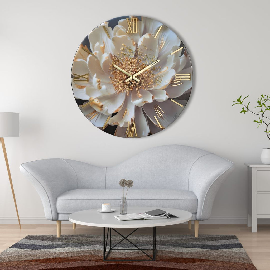 'PEONIA' OROLOGIO RESINATO - Artidea Home Decor