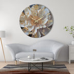 'PEONIA' OROLOGIO RESINATO - Artidea Home Decor