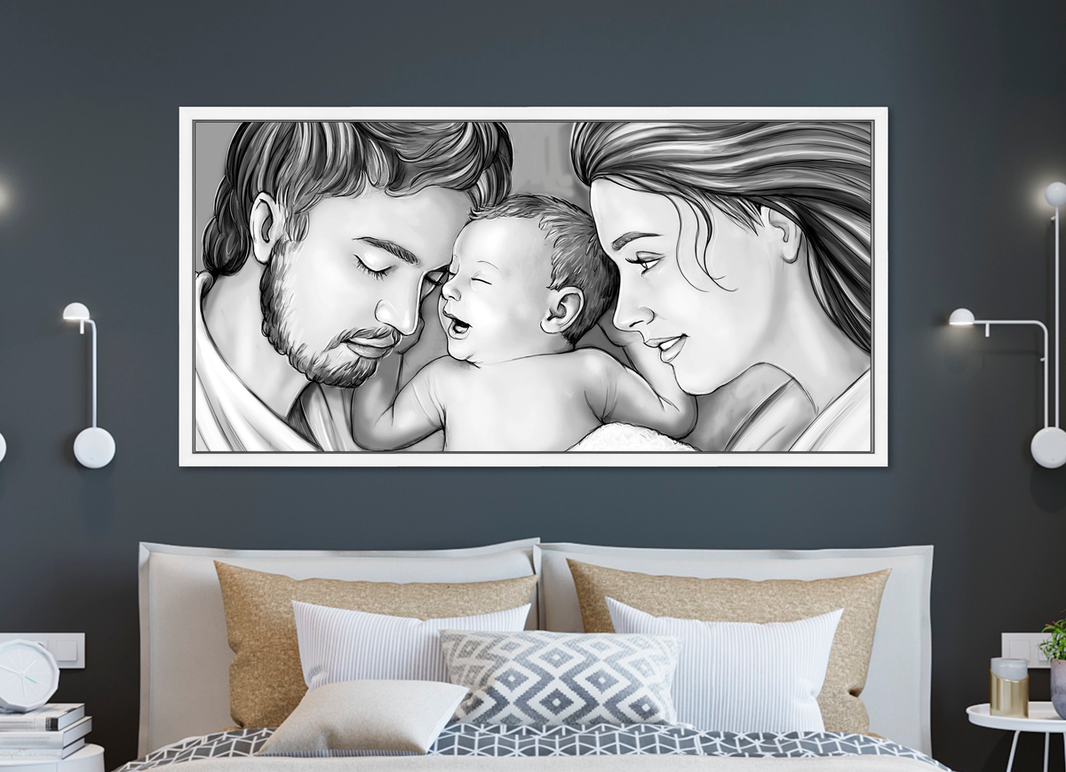 QUADRO SACRO 'PA-S710-LB' - Artidea Home Decor