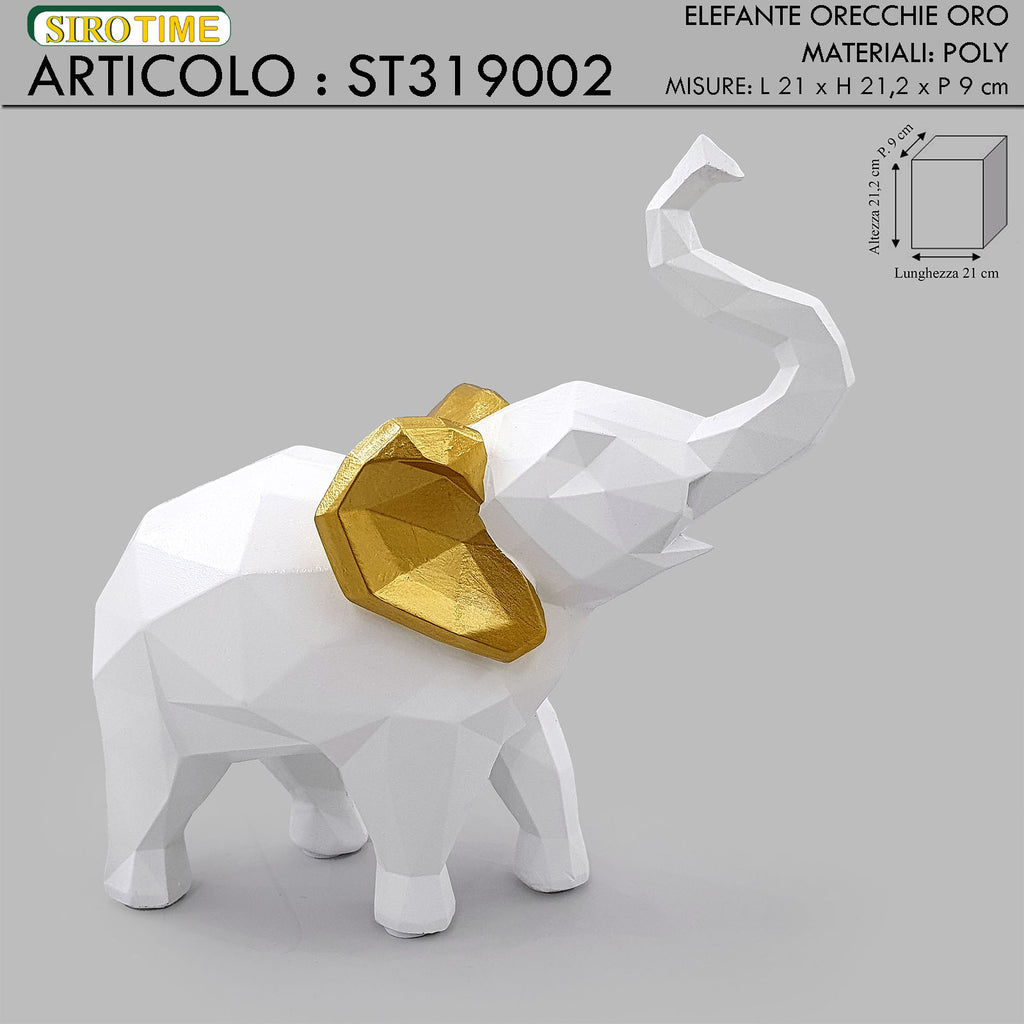 ELEFANTE ASTRATTO - POLIRESINA - SiroTime