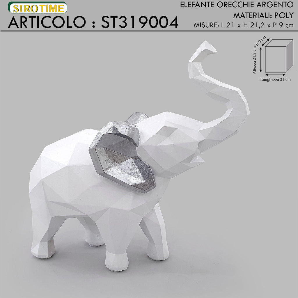 ELEFANTE ASTRATTO - POLIRESINA - SiroTime