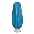 VASO STRIATO DA BANCO PETROLIO E PANNA - GemiGlass