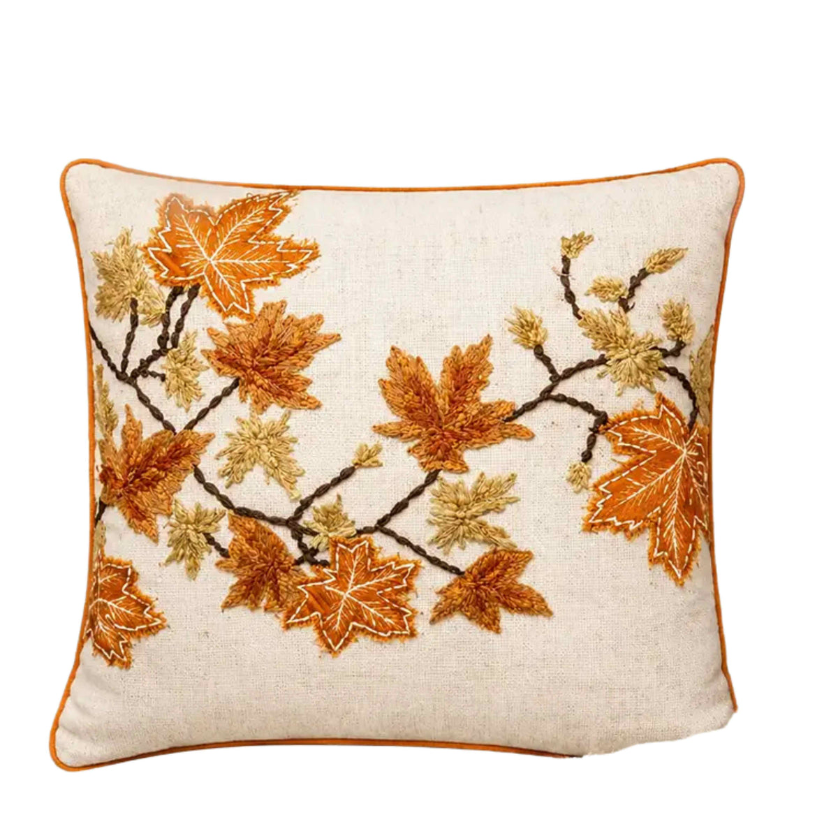 CUSCINO OCTAVIA FOGLIE 45x45cm - Clodette