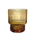 'TOGO' AMBRA SET 6 BICCHIERI ACQUA - VETRO - IVV