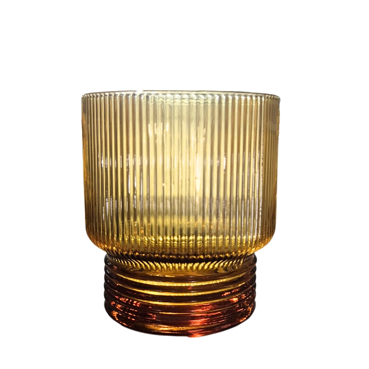 'TOGO' AMBRA SET 6 BICCHIERI ACQUA - VETRO - IVV